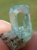 Aquamarine crystal from Erongo Range in Namibia