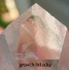 super close up of the quartz crystal from Lagrange, Georgia